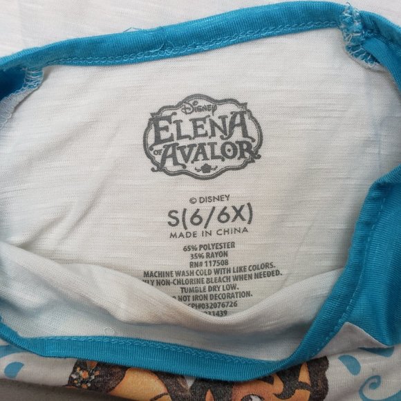 Disney Elena of Avalor Shirt Size S 6/6X - Picture 4 of 4